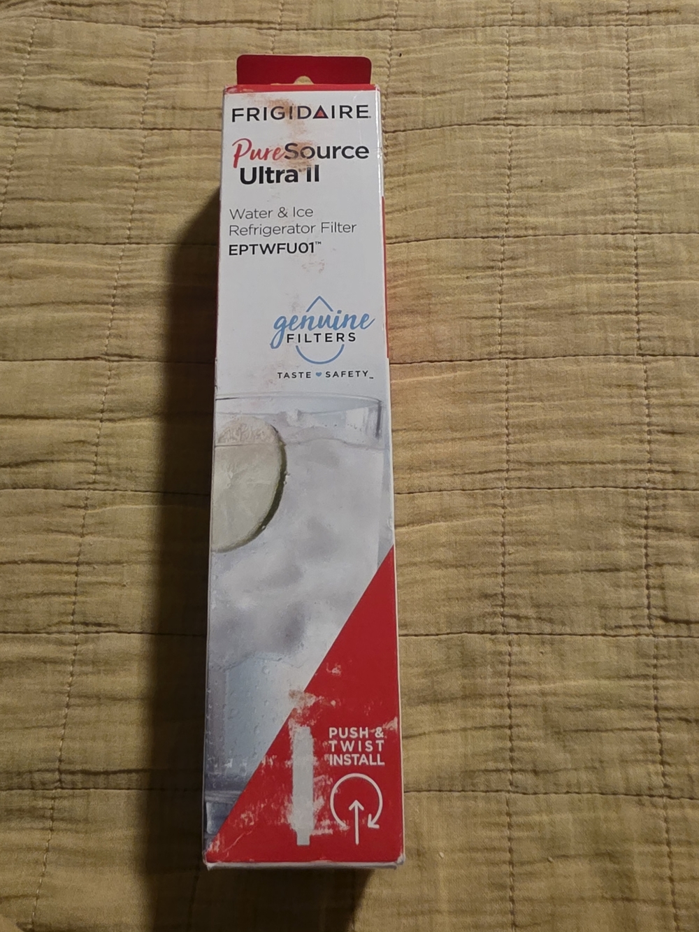 The Frigidaire PureSource Ultra II Water/Ice Refrigerator Filter EPTWFU01